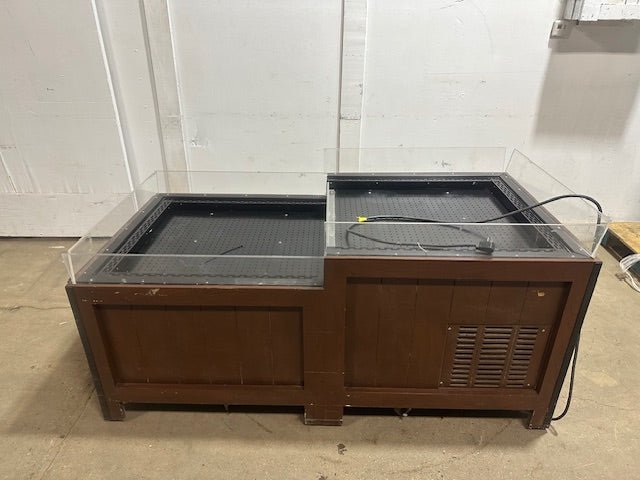 "CMS" 2 SECTION GRAB & GO OPEN AIR REFRIGERATED PRODUCE DISPLAY MERCHANDISER - Second Life - Equipment - collection_name