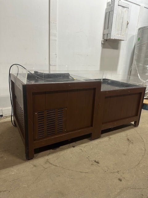 "CMS" 2 SECTION GRAB & GO OPEN AIR REFRIGERATED PRODUCE DISPLAY MERCHANDISER - Second Life - Equipment - collection_name