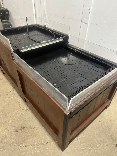 "CMS" 2 SECTION GRAB & GO OPEN AIR REFRIGERATED PRODUCE DISPLAY MERCHANDISER - Second Life - Equipment - collection_name