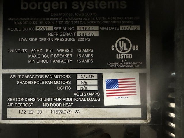 "CMS" 2 SECTION GRAB & GO OPEN AIR REFRIGERATED PRODUCE DISPLAY MERCHANDISER - Second Life - Equipment - collection_name