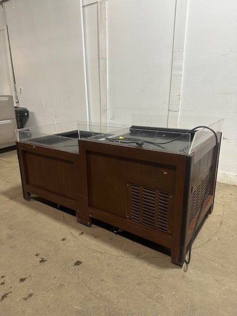 "CMS" 2 SECTION GRAB & GO OPEN AIR REFRIGERATED PRODUCE DISPLAY MERCHANDISER - Second Life - Equipment - collection_name