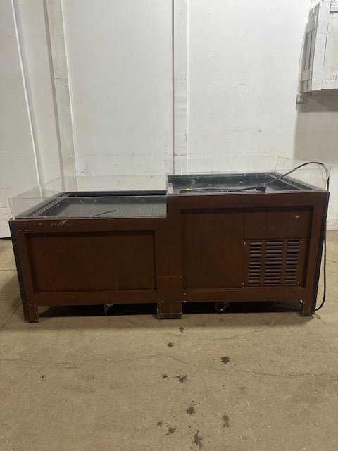 "CMS" 2 SECTION GRAB & GO OPEN AIR REFRIGERATED PRODUCE DISPLAY MERCHANDISER - Second Life - Equipment - collection_name