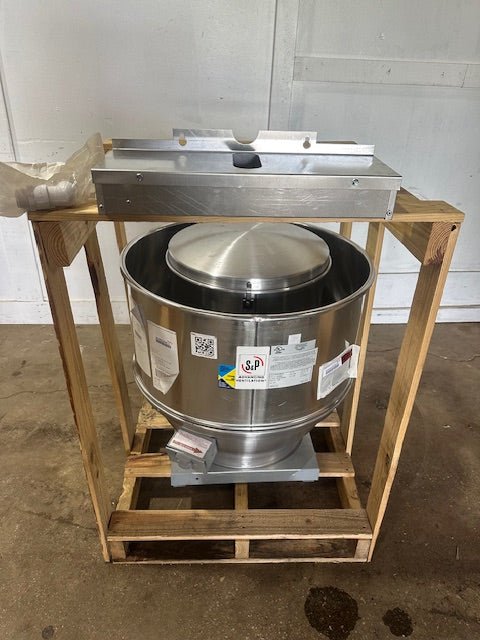 "S&P STXB10RHUL" H.D COMMERCIAL 115V,1PH VENTILATION ROOFTOP EXHAUST/UPBLAST FAN - Second Life - Equipment - collection_name