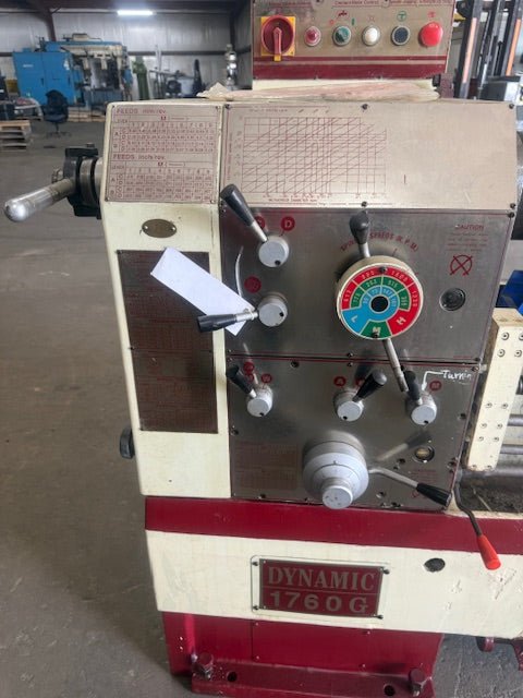 1998 Acer Dynamic 1760G 17” Engine Lathe 50 - 180 Spindle Speed w/ Service Manual - Second Life - Equipment - collection_name