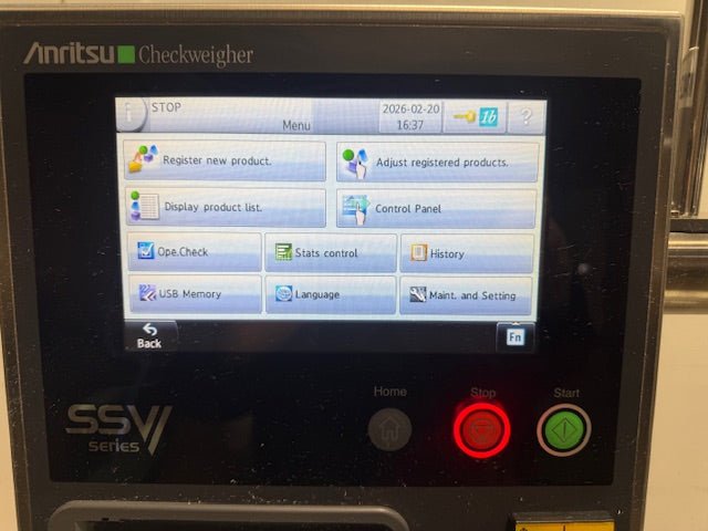 2016 ANRITSU INFIVIS SSV SERIES CHECKWEIGHER 6G - 3000G CONVEYOR KICK OFF STATION - Second Life - Equipment - collection_name