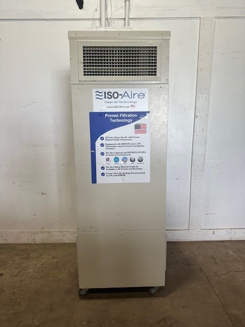 "2021 ISO - AIRE RSF1000" COMMERCIAL GRADE HEPA AIR PURIFIERS ON CASTERS, 115V 1PH - Second Life - Equipment - collection_name