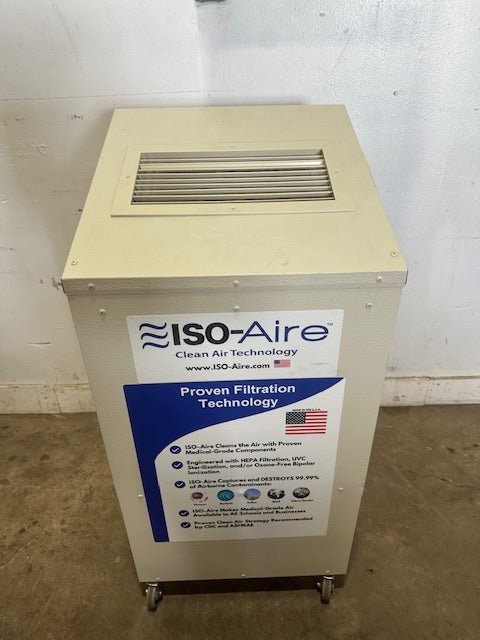 "2021 ISO - AIRE RSF500" COMMERCIAL GRADE HEPA AIR PURIFIERS ON CASTERS, 115V 1PH - Second Life - Equipment - collection_name