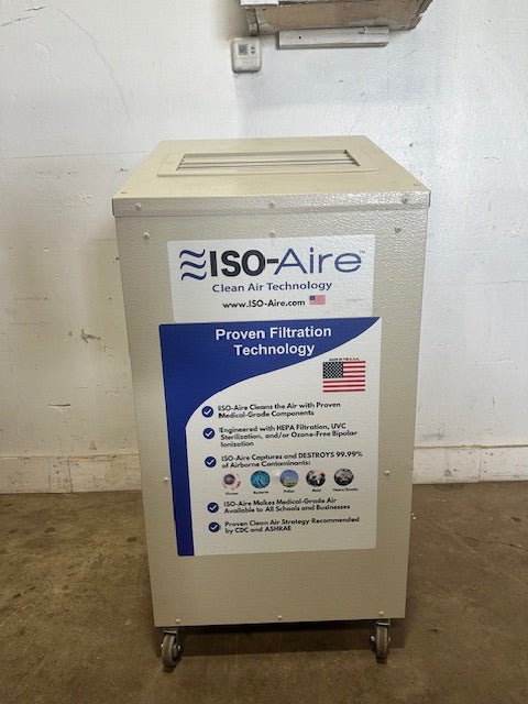 "2021 ISO - AIRE RSF500" COMMERCIAL GRADE HEPA AIR PURIFIERS ON CASTERS, 115V 1PH - Second Life - Equipment - collection_name