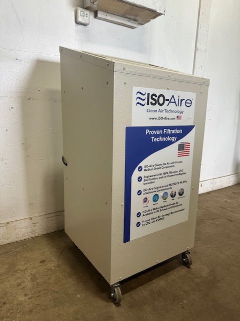 "2021 ISO - AIRE RSF500" COMMERCIAL GRADE HEPA AIR PURIFIERS ON CASTERS, 115V 1PH - Second Life - Equipment - collection_name