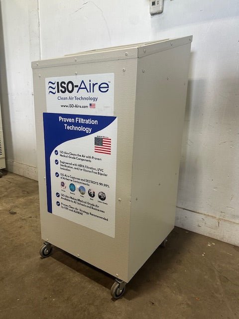 "2021 ISO - AIRE RSF500" COMMERCIAL GRADE HEPA AIR PURIFIERS ON CASTERS, 115V 1PH - Second Life - Equipment - collection_name