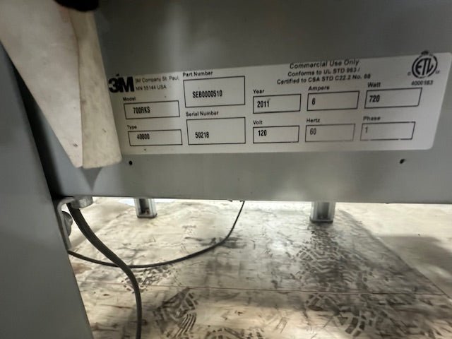 3M MATIC 700RKS TYPE 40800 120V RANDOM CASE TAPER IN SEALERS AND SEALING MACHINE - Second Life - Equipment - collection_name