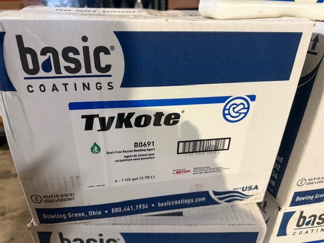 4 GALLONS Basic Coatings TYKOTE BY BETCO Dustfree/DustLess Recoat Bonding Agent - Second Life - Equipment - collection_name