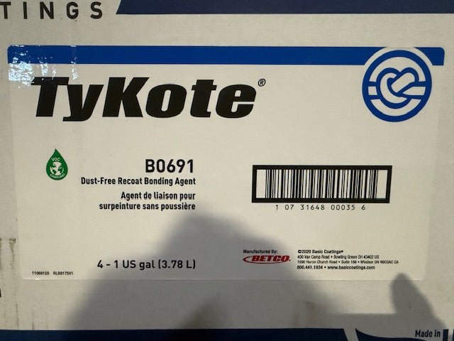 4 GALLONS Basic Coatings TYKOTE BY BETCO Dustfree/DustLess Recoat Bonding Agent - Second Life - Equipment - collection_name