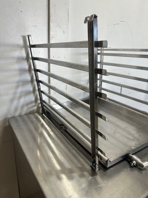 6 PANS RACK HOLDERS AND GREASE PAN FOR RATIONAL OVEN MODEL SCC62 COMBI OVEN(OEM) - Second Life - Equipment - collection_name