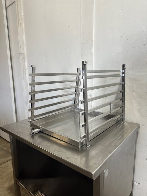 6 PANS RACK HOLDERS AND GREASE PAN FOR RATIONAL OVEN MODEL SCC62 COMBI OVEN(OEM) - Second Life - Equipment - collection_name