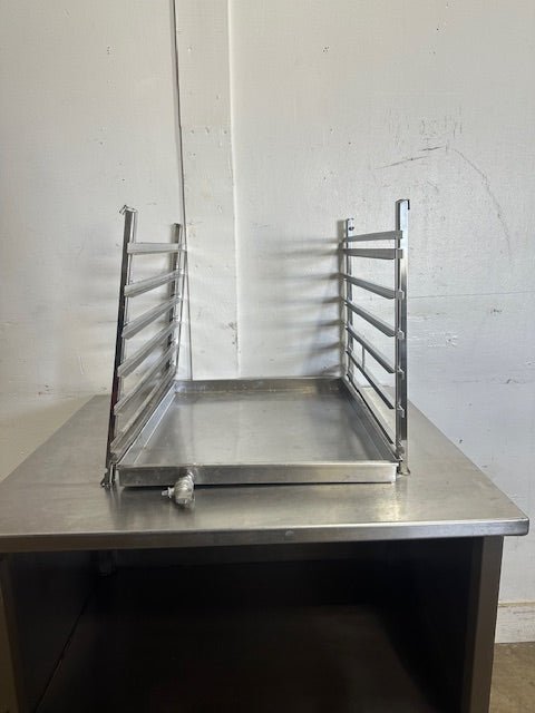 6 PANS RACK HOLDERS AND GREASE PAN FOR RATIONAL OVEN MODEL SCC62 COMBI OVEN(OEM) - Second Life - Equipment - collection_name