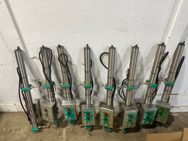 LOT OF 8 WESTFALIA ACR-SS VISOFLOW AUTO TAKE OFF DETACHERS W/ ACCESSORIES