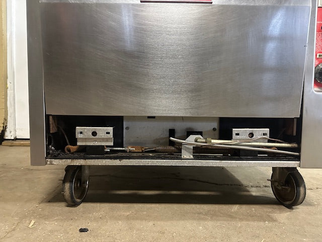 "VULCAN GH6C" COMMERCIAL NATURAL GAS 6 BURNERS RANGE WITH CONVECTION OVEN BASE