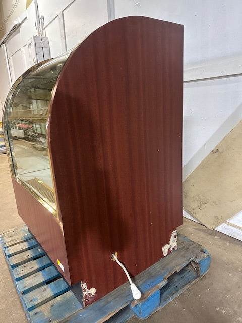 "REGAL SCLB-36-D"HD COMMERCIAL LIGHTED CURVED GLASS BAKERY DISPLAY CASE 115V 1PH