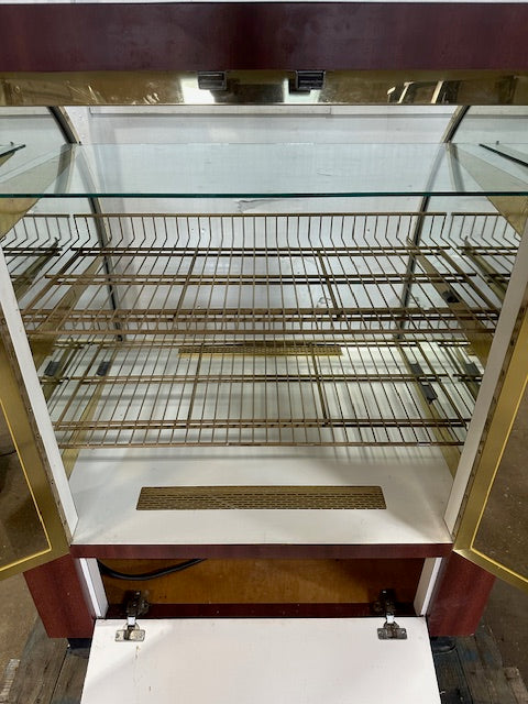 "REGAL SCLB-36-D"HD COMMERCIAL LIGHTED CURVED GLASS BAKERY DISPLAY CASE 115V 1PH