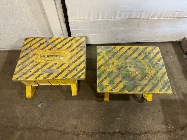 LOT OF 2** Hubbell portable power Distribution Spider Box, Temporary Power Box