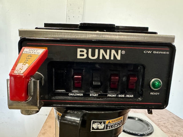 "BUNN CWTF15, 3LPF "POUR OVER OR DIRECT LINE COFFEE BREWER W/3 WARMERS,120V 1PH