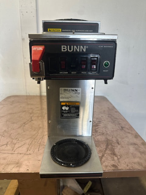 "BUNN CWTF15 1LW/2UP"POUR OVER OR DIRECT LINE COFFEE BREWER W/3 WARMERS,120V 1PH