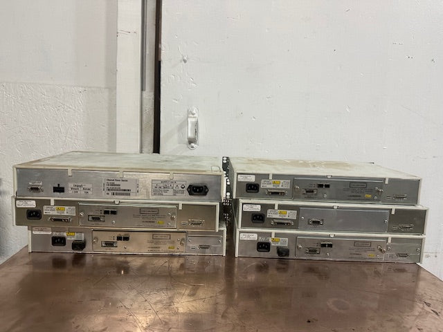 LOT OF 6 3CON SUPERSTACK 24 CHANNEL STACKABLE SWITCHES