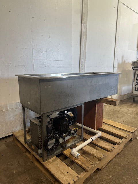 "RANDELL 9946SCN" 4 half size Pan Drop-In Refrigerated Cold Food Well, 115V, 1PH