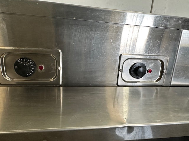 "PIPER PRODUCTS 6HF" COMMERCIAL 6 WELL FULL SERVICE HOT FOOD SERVING TABLE, 1PH