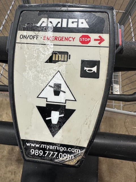 "AMIGO" HANDICAP/SHOPPING CART RECHARABLE 500LB MAX W/ *NEW BATTERY