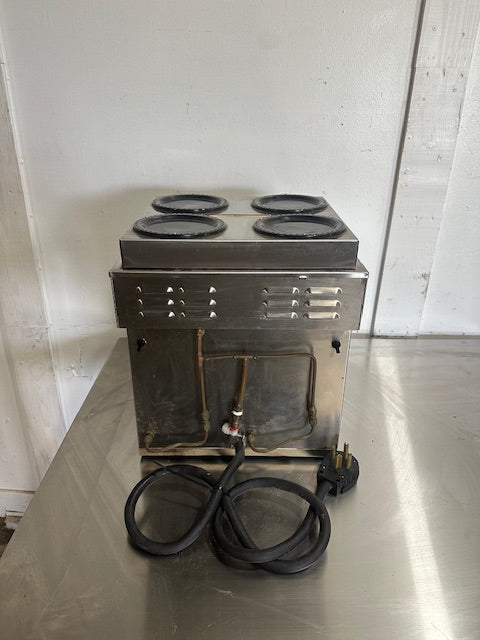 "BUNN CWTF4/2,TWIN"POUR OVER OR DIRECT LINE COFFEE BREWER W/6 WARMERS, 1PH