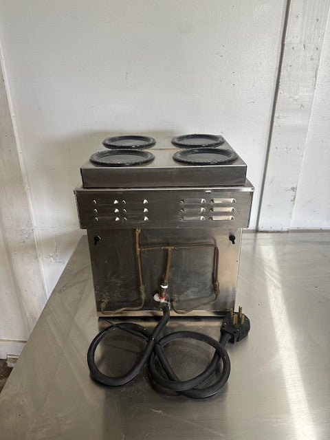 "BUNN CWTF4/2,TWIN"POUR OVER OR DIRECT LINE COFFEE BREWER W/6 WARMERS, 1PH