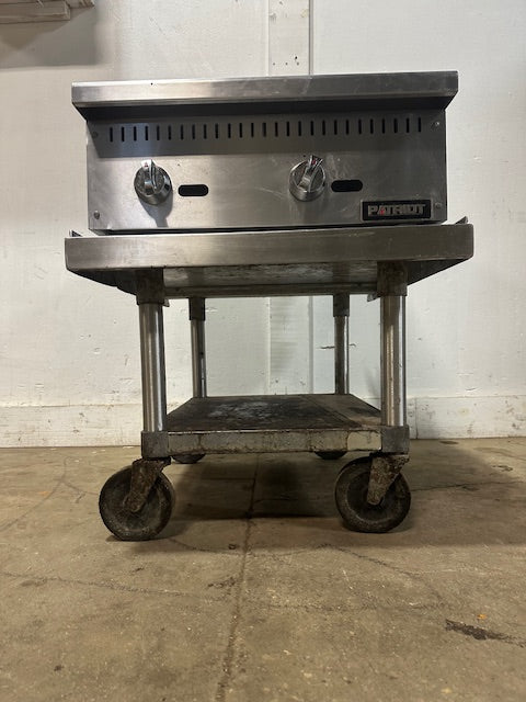 PATRIOT PT-CB24 COMMERCIAL COUNTERTOP 60,000 BTU 24" NAT GAS RADIANT CHARBROILER