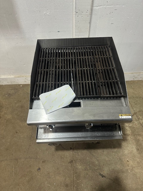 PATRIOT PT-CB24 COMMERCIAL COUNTERTOP 60,000 BTU 24" NAT GAS RADIANT CHARBROILER