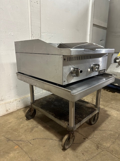 PATRIOT PT-CB24 COMMERCIAL COUNTERTOP 60,000 BTU 24" NAT GAS RADIANT CHARBROILER