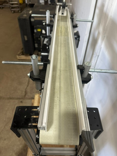 LOT OF 2*DORNER 2200 SERIES LOW PROFILE 6"35/8" Belt Conveyor, ADJUSTABLE HIGH