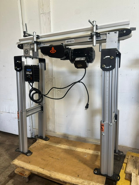 LOT OF 2*DORNER 2200 SERIES LOW PROFILE 6"35/8" Belt Conveyor, ADJUSTABLE HIGH