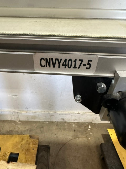 LOT OF 2*DORNER 2200 SERIES LOW PROFILE 6"35/8" Belt Conveyor, ADJUSTABLE HIGH