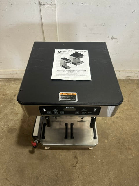 "BUNN ICB TWIN SH"INFUSION SERIESDUAL AUTOMATIC COFFEE BREWER ,120/240V, 1PH
