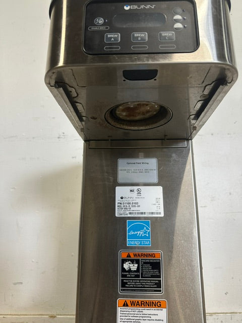 "BUNN ICB SH DV"INFUSION SERIES SINGLE AUTOMATIC COFFEE BREWER ,120V, 1PH