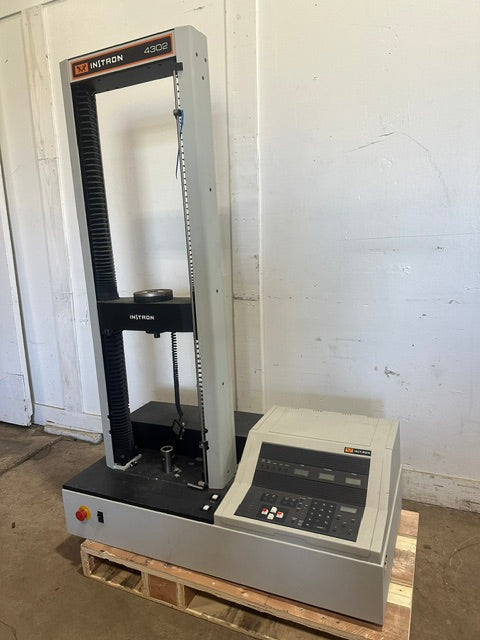 "INSTRON 4302" ELECTROMECHANCIAL UNIVERSAL TESTING MACHINE, HIGH  LOW, 120V