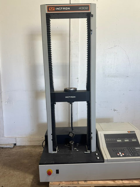 "INSTRON 4302" ELECTROMECHANCIAL UNIVERSAL TESTING MACHINE, HIGH  LOW, 120V
