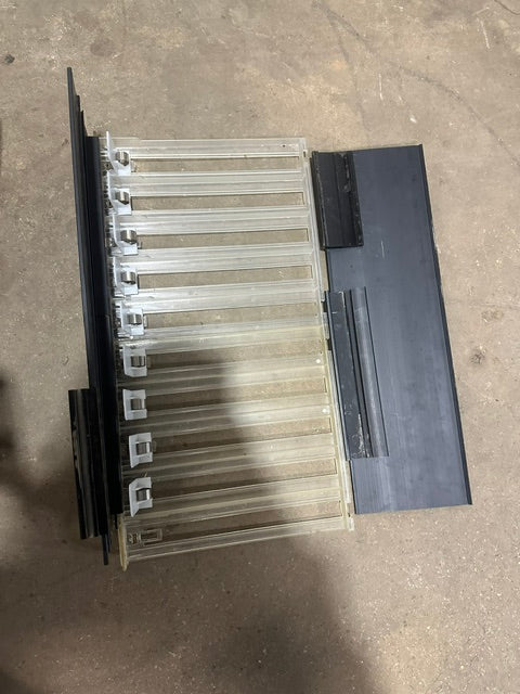 H.D COMMERCIAL LIGHTED CIGARETTE DISPLAY RACK W/ ACCESSORIES, 85.5"Hx47.5"Wx14"D