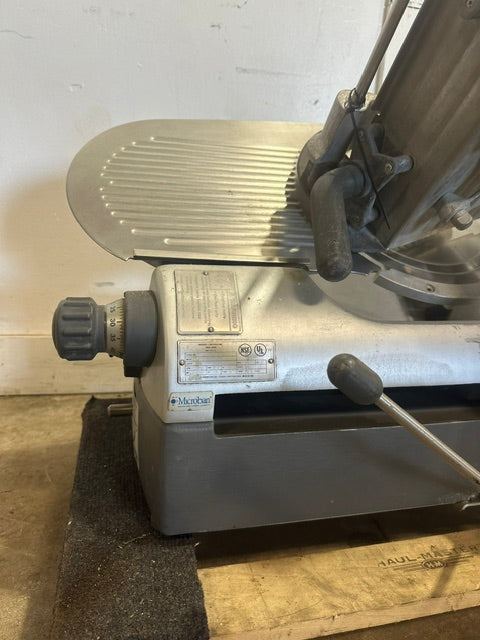 "HOBART 2912" H.D MANUAL COMMERCIAL COUNTERTOP 12" BLADE MEAT SLICER,120V 1PH