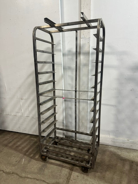 LOT OF 4**H.D OVEN BAKING SHEETS PAN RACKS , CERAMIC WHEEL, 20, 15, 12, 10 TIERS