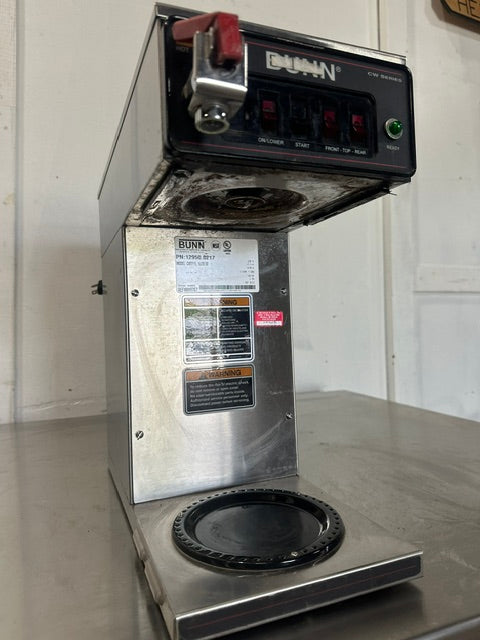 "BUNN CWTF15,"POUR OVER OR DIRECT LINE COFFEE BREWER W/3 WARMERS,120V 1PH