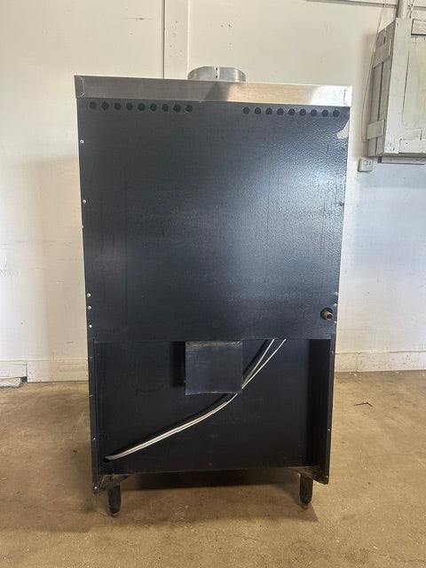 "FRANKLIN CHEF"H.D COMMERCIAL NATURAL GAS DOUBLE STACK OVEN