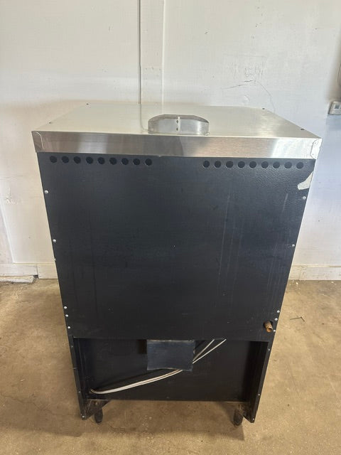 "FRANKLIN CHEF"H.D COMMERCIAL NATURAL GAS DOUBLE STACK OVEN