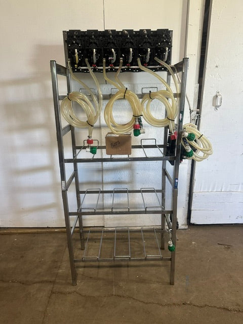 "FLOJET" BAG IN BOX SODA/JUICE SYRUP HOLDING RACK